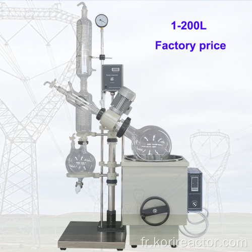 Évaporateur rotatif sous vide de machine d&#39;extraction d&#39;huile essentielle